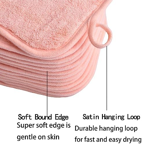 Makeup Remover Cloths Face Pads Reusable Microfiber Facial Cleansing Cloths