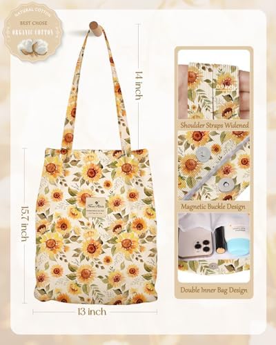 Miss Adola 2 Pack Corduroy Tote Bag with Pouch for Women