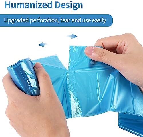 1.2 Gallon Bathroom Trash Bags Durable Tear-Resistant - 150Ct Unscented