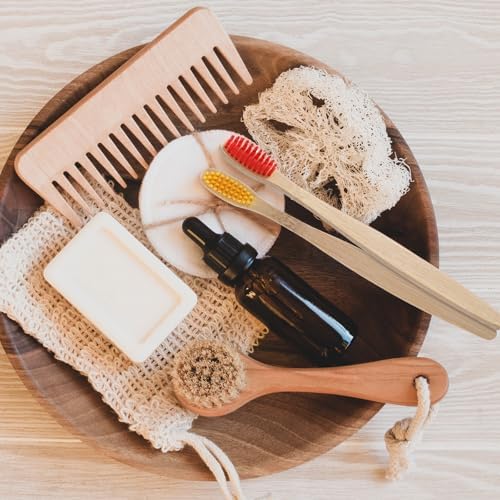 120 Pcs Bamboo Toothbrushes, Soft Bristle Toothbrush for Adults, Eco Friendly Natural Wooden Toothbrushes, Vegan Organic Bamboo Travel Tooth Brush, Individually Wrapped, 7 Inch 12 Color