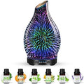 Essential Oil Diffuser & Essential Oils Set, Glass Aromatherapy Diffuser