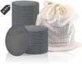 26 Pcs Reusable Cotton Rounds Bamboo Charcoal Makeup Remover Pads