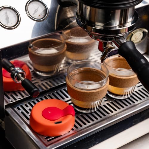 KeepCup Brew Cork, Reusable Glass Tumbler with Natural Cork, Short Coffee Cup 8oz / 227ml - Moonlight