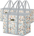 BALEINE 3PK Reusable Grocery Bags, Heavy Duty Shopping Tote Bag