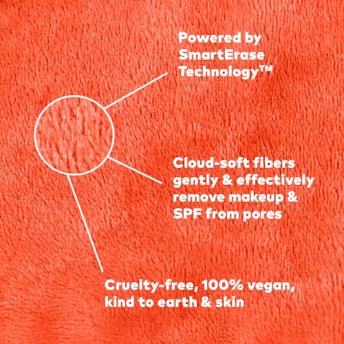 The Original MakeUp Eraser 7-Day Set, Erase All Makeup with Just Water, Including Waterproof Mascara, Eyeliner, Foundation, Lipstick, Sunscreen, and More! Spritz Please 7ct