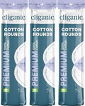 Cliganic Premium Cotton Rounds for Face, Makeup Remover Pads, 300 Count