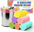 4 Gallon Small Trash Bags - Strong Leak-Resistant - 120 Count Color