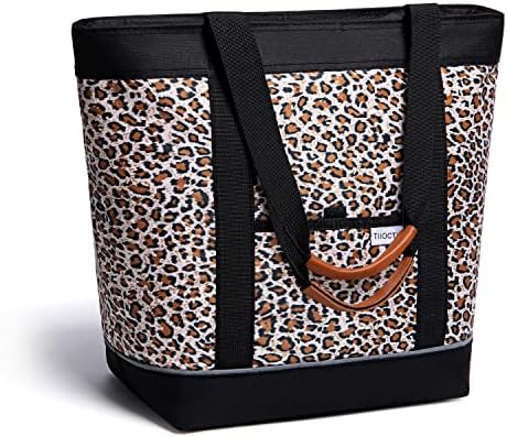 Insulated Cooler Bag Reusable Grocery Tote Bags Transport Large Lunch Box for Women