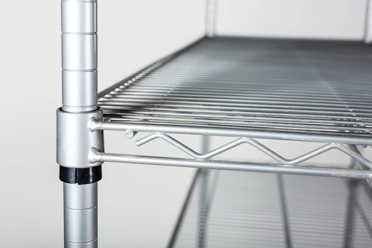 Omega 30" Deep x 42" Wide x 63" High 3 Tier Gray Starter Shelving Unit