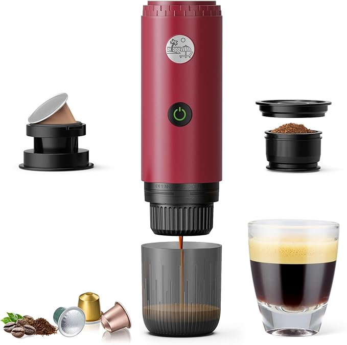Portable Espresso Machine, Travel Coffee Maker