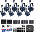 SYNCO Xtalk Master Wireless Intercom Headset System, 8 Person 2.4GHz