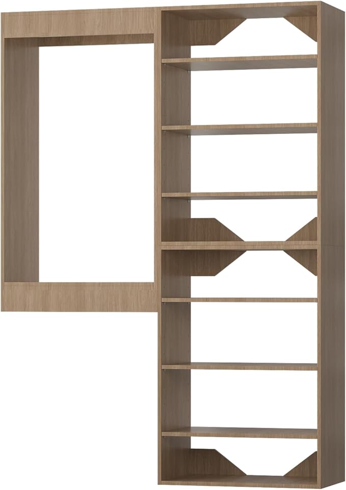 Modular Closet System, Wood Storage