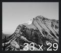 Frame It Easy 33 x 29 Black Wood Frame