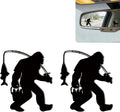 2Pcs Compatible with Bigfoot Rearview Mirror Sticker Waterproof Vinyl Decal | Car Accessories, Cute "Moo-tivational" Auto Decals Decor, Compatible with Sasquatch Gifts for Women Men Animal Lovers