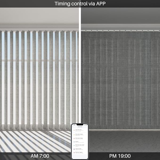Blindify Motorized Vertical Blinds Compatible