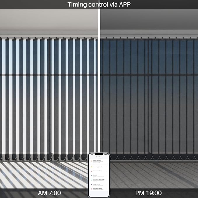 Blindify Motorized Vertical Blinds Compatible