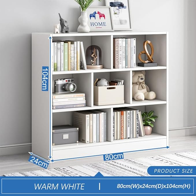 IOTXY Open Shelf Low Bookcase