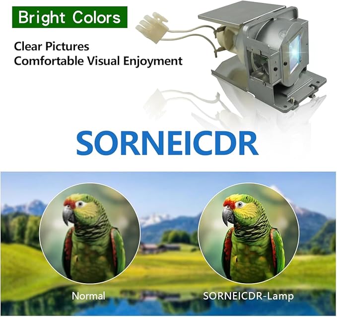 SORNEICDR RLC-072 Replacement Projector Lamp Bulb Compatible