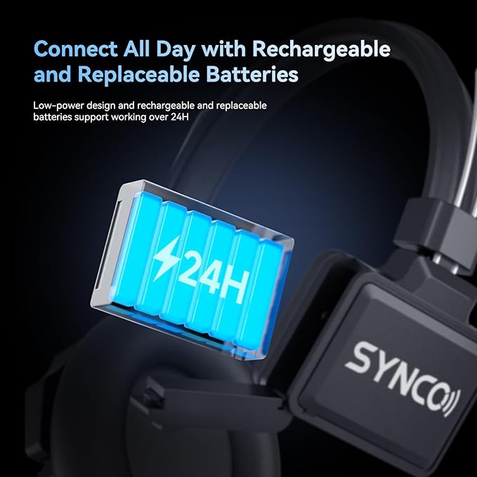 SYNCO XTalk Pro5 XPro X5 2.4GHz Wireless Headset Communication System Random