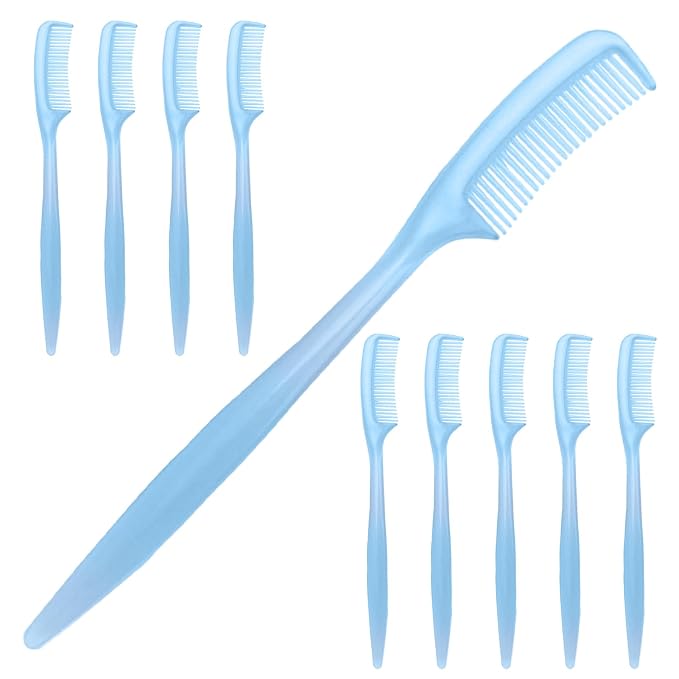 Bunny Brush 10 Pieces Small Animal Shredding Tool | Hamster Comb for Tiny Pet Ferret Indoor Home Coat Sensitive Skin Daily Care