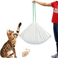 20 Count Jumbo Cat litter Box Liners, 46" x 19" Extra Large Heavy Duty Litter Pan Liner Bags with Drawstring for Pet Cat Litter Tray (Unscented)