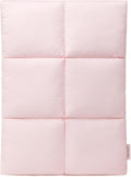 Comfyable Puffy Laptop Sleeve 15 Inch 16 Inch, Quilted Puffer Laptop Carrying Case, Pillow Pouch Compatible for MacBook Air 15 in M4 2025 & MacBook Pro 16 in M4 2024, Light Pink