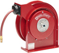 Reelcraft 4625 Premium Duty Spring Retractable Hose Reel, Made with Reinforced Steel, Long Life Drive Spring and Quiet Speed Latch, ⅜” x 25’