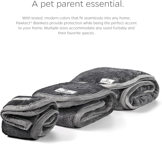 Pet Parents Pawtect Premium Waterproof Cat & Dog Blanket with WickQuick & Sherpup Technology, Puppy & Cat Blanket, Choc 24x32