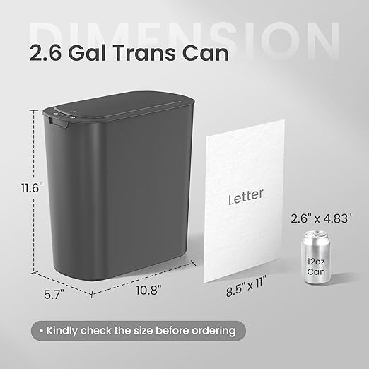 Cesun Automatic Motion Sensor Bathroom Trash Can