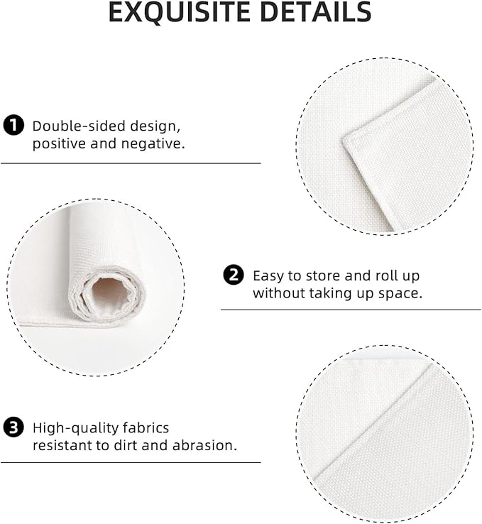 Mid Century Placemats, Modern Minimalist Art Abstract Geometric Atomic Star Explosion Black Cat Print Washable Fabric Placemats Table Kitchen Dining Party 12x18 Inch Set of 4