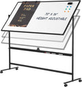 Dry Erase Whiteboard Easel on Wheels