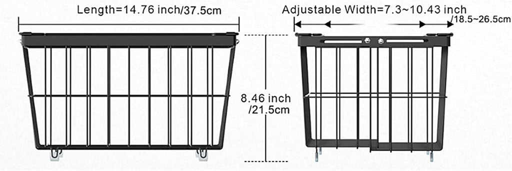 Stackable Freezer Storage Container For Produce Vegetables Snackies Extendable Wire Basket With Clear Bounds Permanent Kitchen Organization Multiple Purpose Refrigerator Food Container