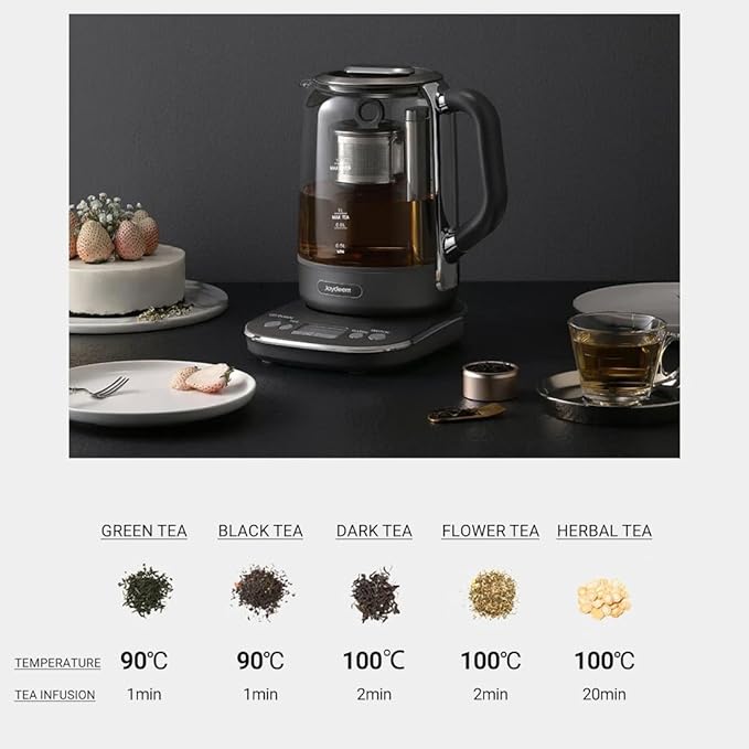 Joydeem Hot Tea Maker, Glass Electric Kettle