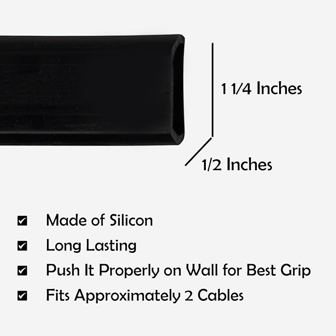 Rubber Bond TV Cord Hider Cable Protector
