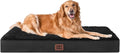 EHEYCIGA Orthopedic XL Dog Beds for Extra Large Dogs with Removable Washable Cover for Crate, Black, 41x27
