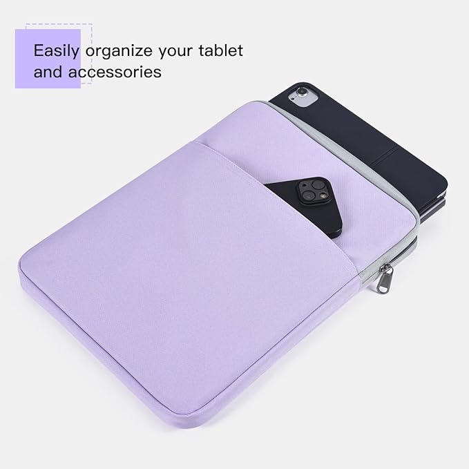 6-7 inch Kindle Paperwhite Sleeve for Kindle Paperwhite 6.8"/ Kindle 6 11th 2022, Fire HD 7, Kobo Clara 2E e-Reader 6" Sleeve Bag, Purple