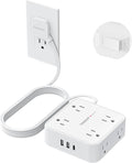 TESSAN 10 Ft Flat Plug Extension Cord