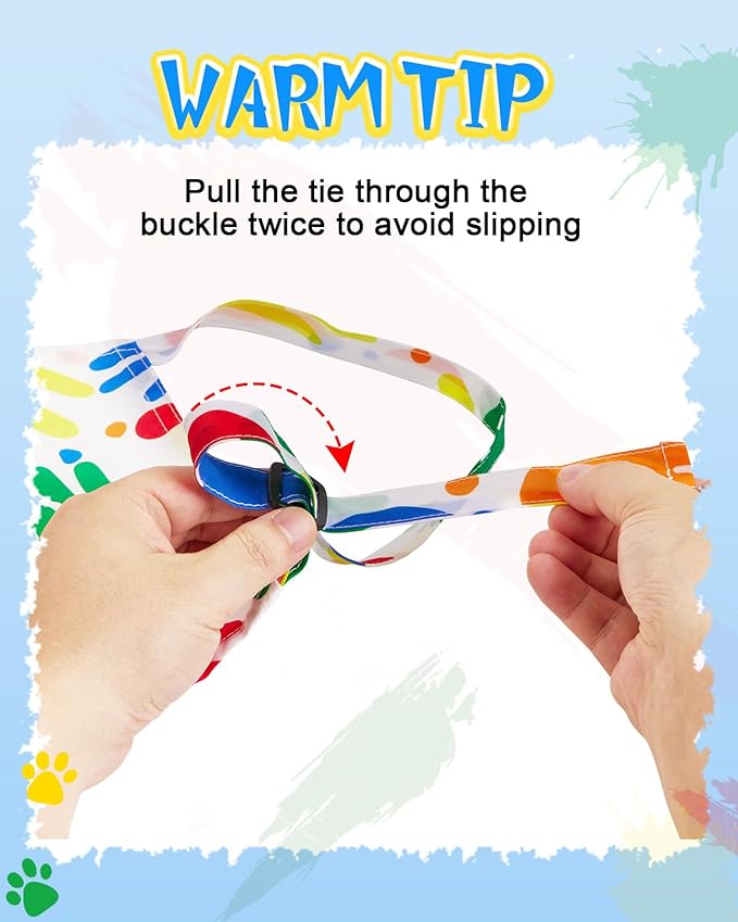 Lictin 2 Pack Kids Apron Girls Boys for Cooking, Waterproof Art Apron with Pockets for Kids Painting Cooking Baking