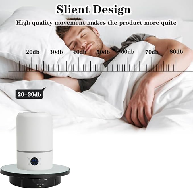 JAYEGT 3 in 1 Motorized Rotating Display Stand