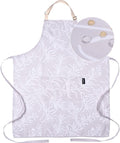 Premium Adjustable Cooking Aprons for Women with Pockets| Poly-Cotton Waterproof Kitchen Apron| Cute Floral Design, Long Ties