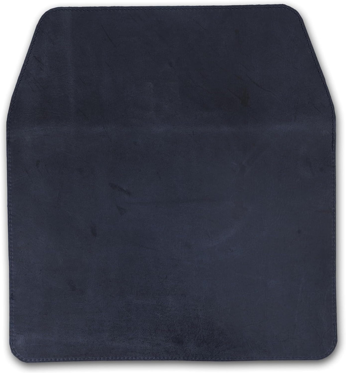 Genuine Leather Laptop Sleeve 13–14 Inch, Slim Laptop Case Compatible with Mac Pro 13 (M3, M2, M1 Chip) Mac Air 14 Surface 13.5 XPS 13/14 Yoga/IdeaPad, Blue Envelope Bag with Pen Holder
