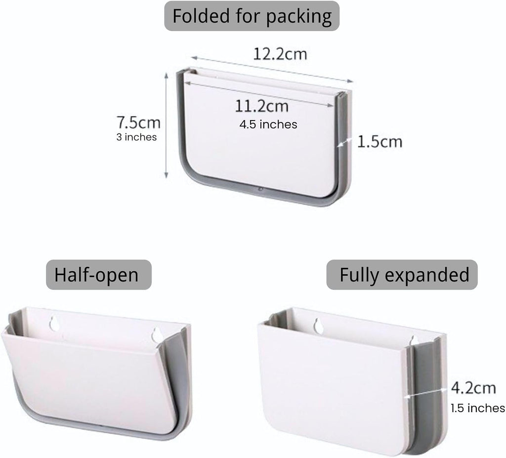 Cruise Magnetic Toothbrush Holder 2 Pack Cabin Walls, Foldable Toothbrush Organizer for Cruise Cabin Bathroom, Strong Magnet, No Drilling, Space-Saving Travel Essential