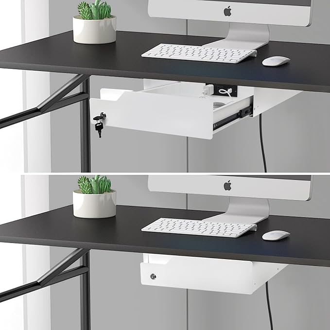 Lumil Under Desk Mounted Drawer Lockable