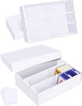 Trading Card Storage Box 2 Pack–2400 Count Cardboard Organizer with Dividers for MTG, TCG, Sports, Toploader, Commander