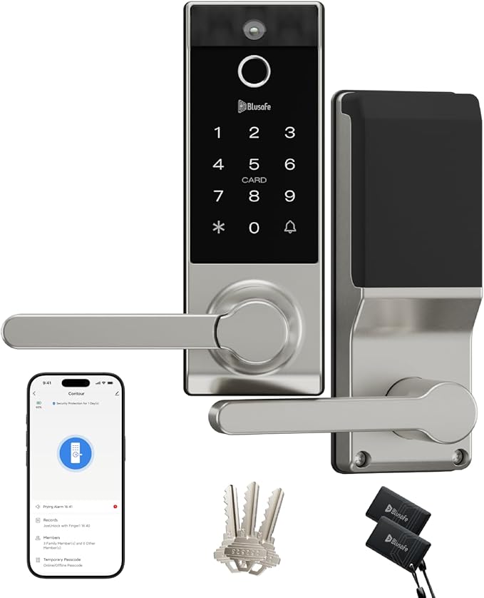Smart Lock Doorbell Fingerprint Smart Door Lock Deadbolt