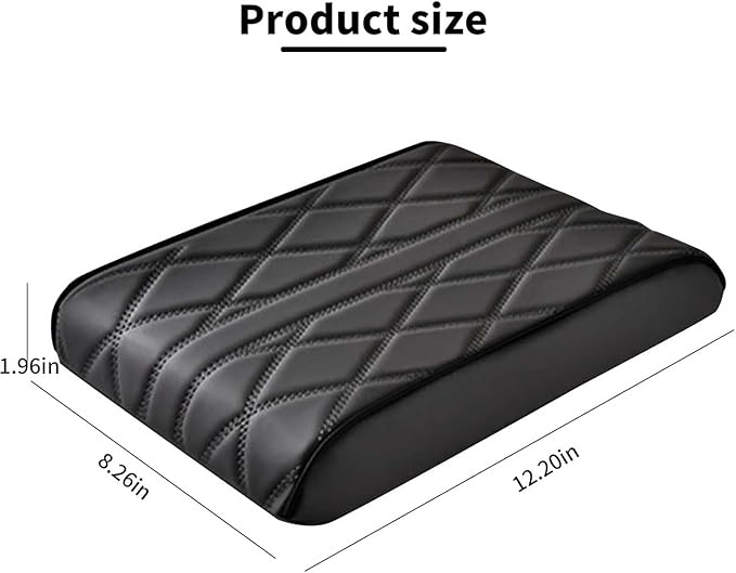 Car Armrest Covers for Jeep Grand Cherokee (WL) 2021–2025,Protection Padding Center Console Cushion Storage Box Mat Pad Cover Protector,Red
