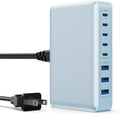 USB C Charger 300W USB C Charger Block 8-Ports GaN IV Fast Charging Station,PD 100W Laptop Charging Hub Wall Adapter Compatible with MacBook/Air,DELL,Steam Desk,iPhone 16/15/14,Galaxy S24 etc