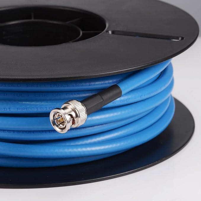 Superbat SDI Cable 50ft BNC Cable 75 Ohm Belden 1694A 3G/6G/12G SDI Camera Wire