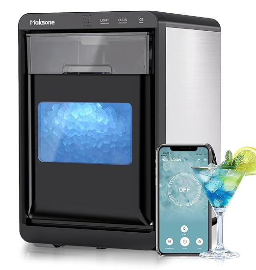 Maksone Countertop Nugget Ice Maker