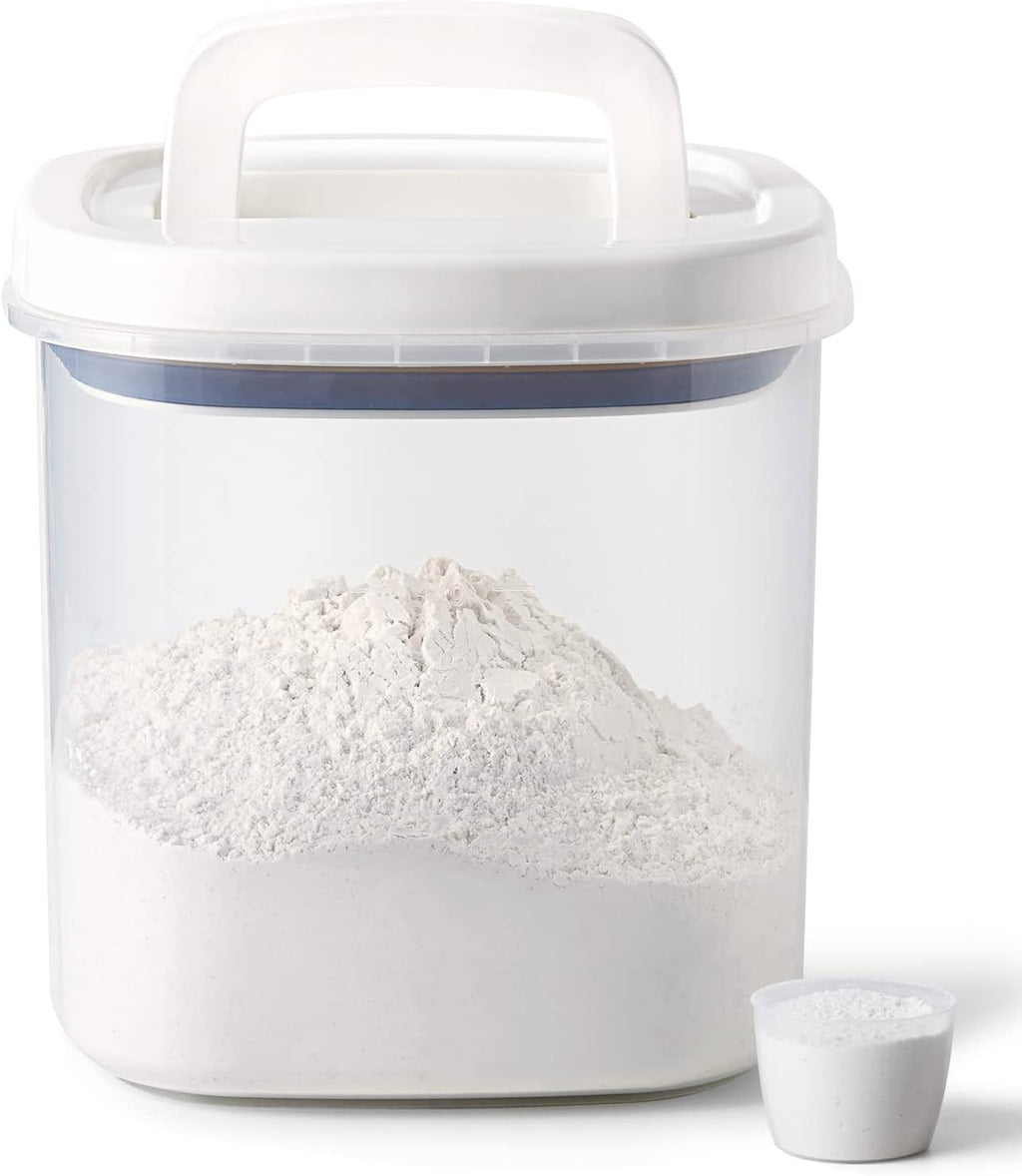 Rice Dispenser,10 Lbs Rice Container Storage with Measuring Cup Food Cereal Container Bins Household for Kitchen Pantry Organization
